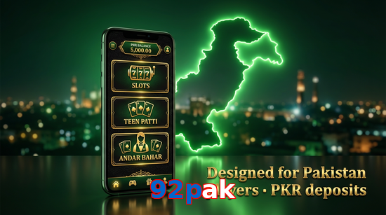 Main screen of 92Pak pk page for PK players